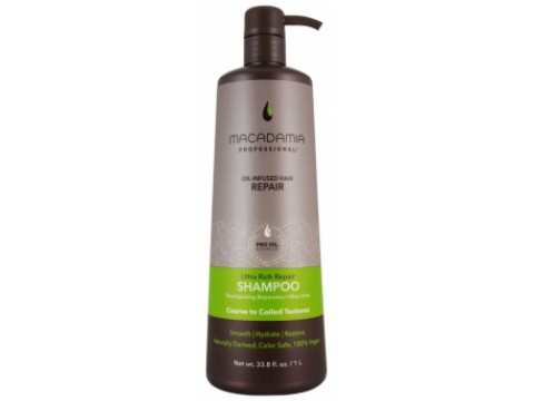 Macadamia ypač drėkinamasis šampūnas sausiems, pažeistiems plaukams Ultra Rich Repair Shampoo 1000ml Macadamia ypač drėkinamasis šampūnas sausiems, pažeistiems plaukams Ultra Rich Repair Shampoo 1000ml